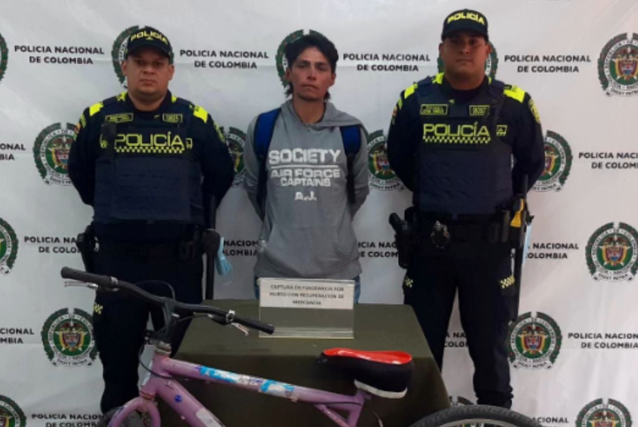 Captura de ladrón de bicicletas