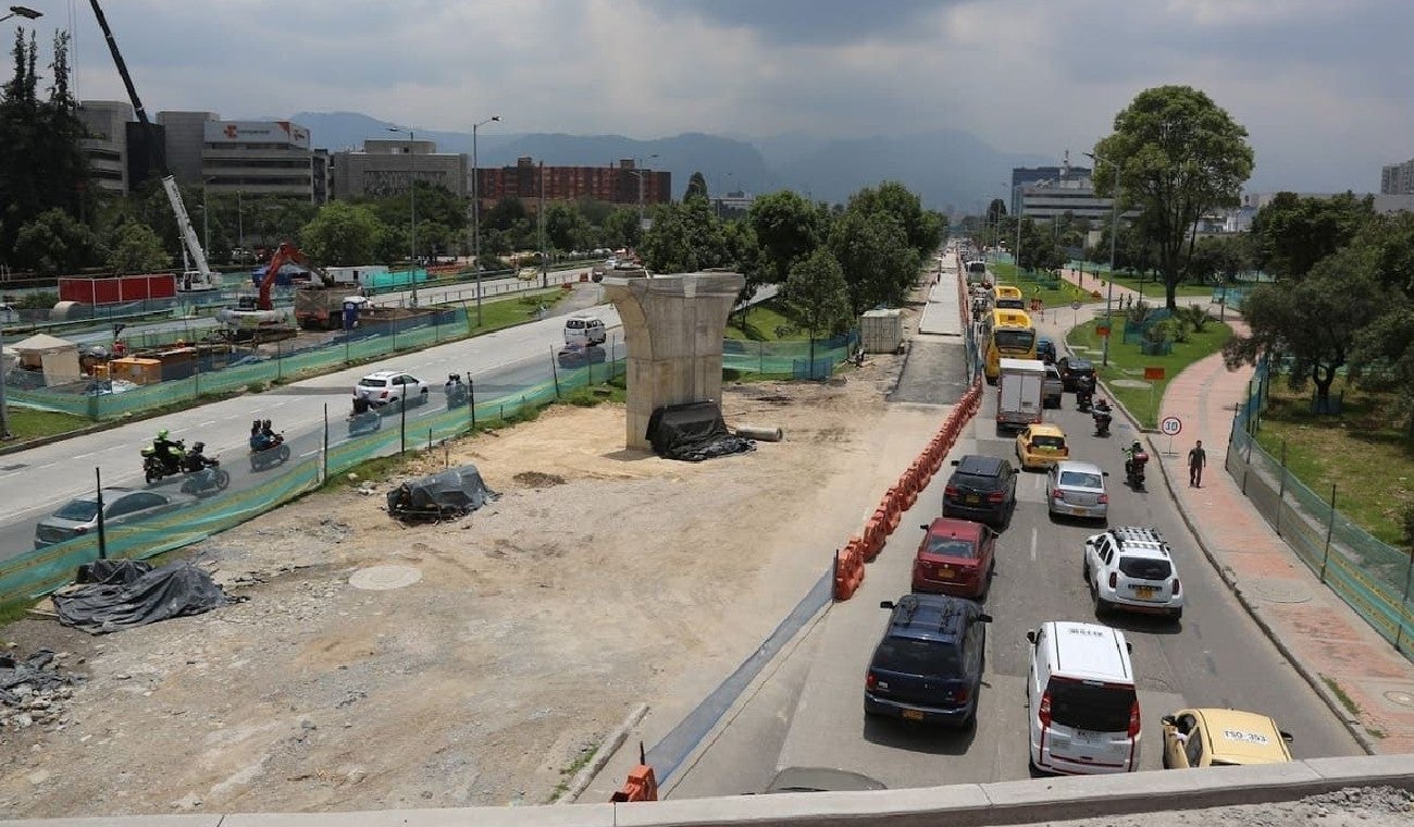 Obras en la Av 68