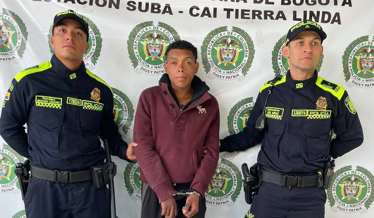 Capturan sujeto que portaba una escopeta en Suba