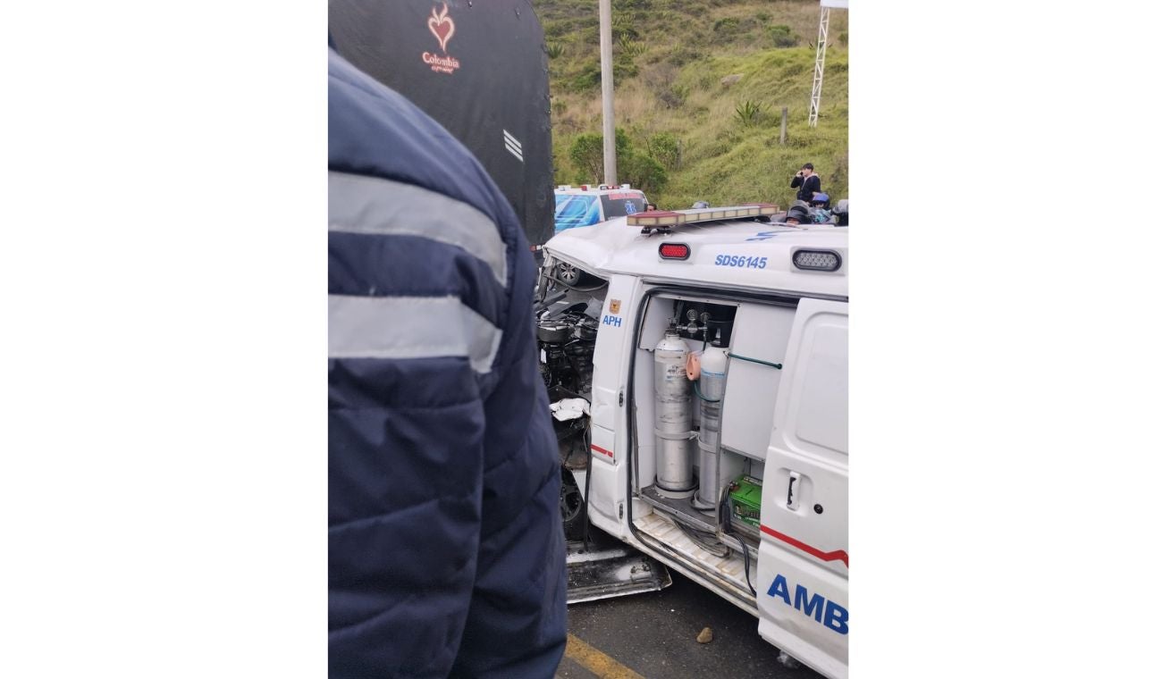 Accidente de tránsito cerca al Relleno Doña Juana