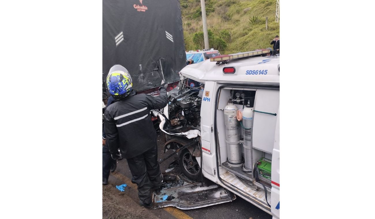 Accidente de tránsito cerca al Relleno Doña Juana