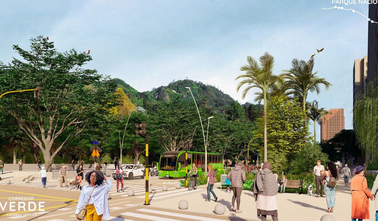 Diseño Corredor Verde de la Séptima