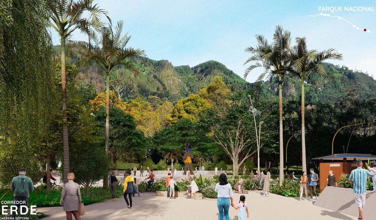 Render Corredor Verde de la Séptima