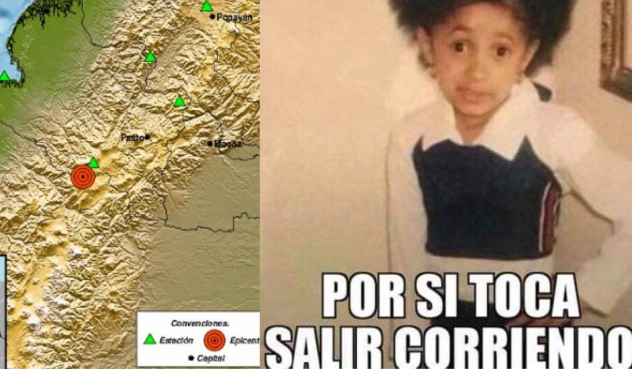 Temblor en Bogotá: memes
