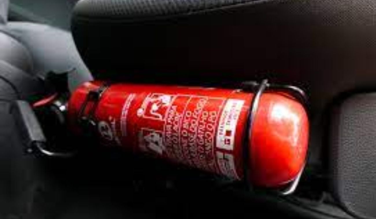 Extintor del carro
