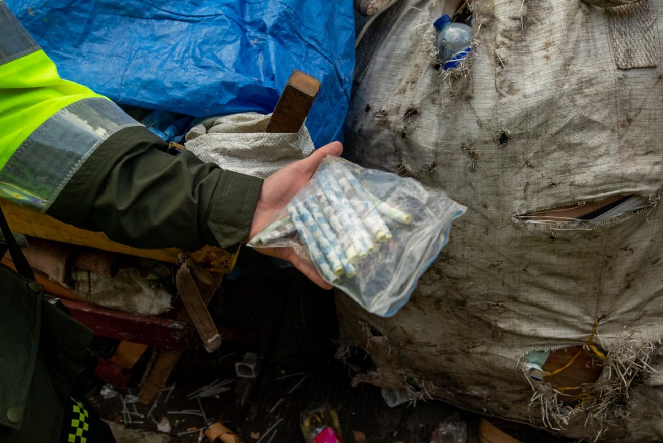 Incautación en el operativo en Corabastos