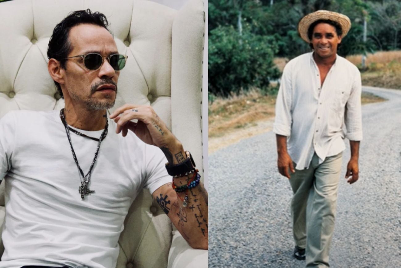 Fotografías de Marc Anthony y Polo Montañez
