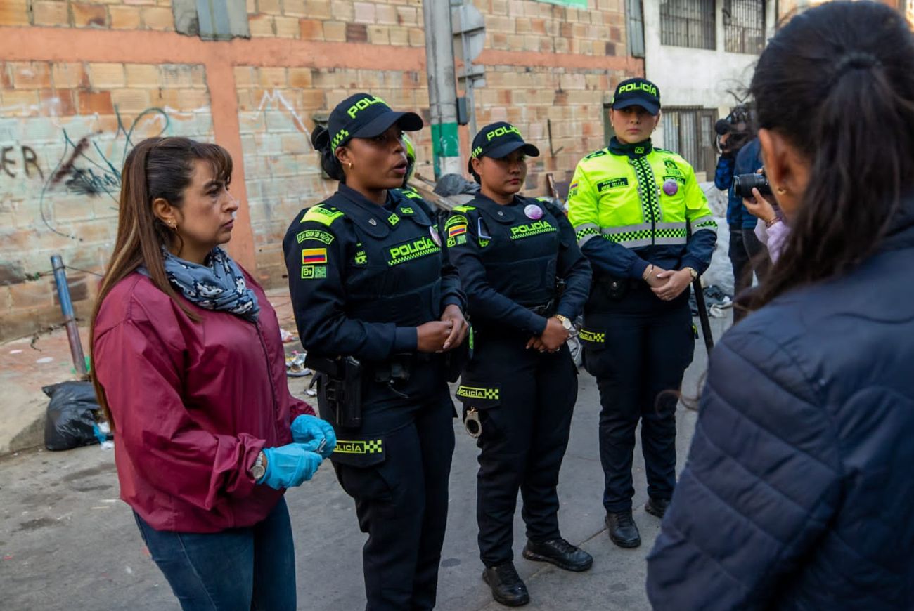 Campaña de sensibilización a mujeres en Corabastos