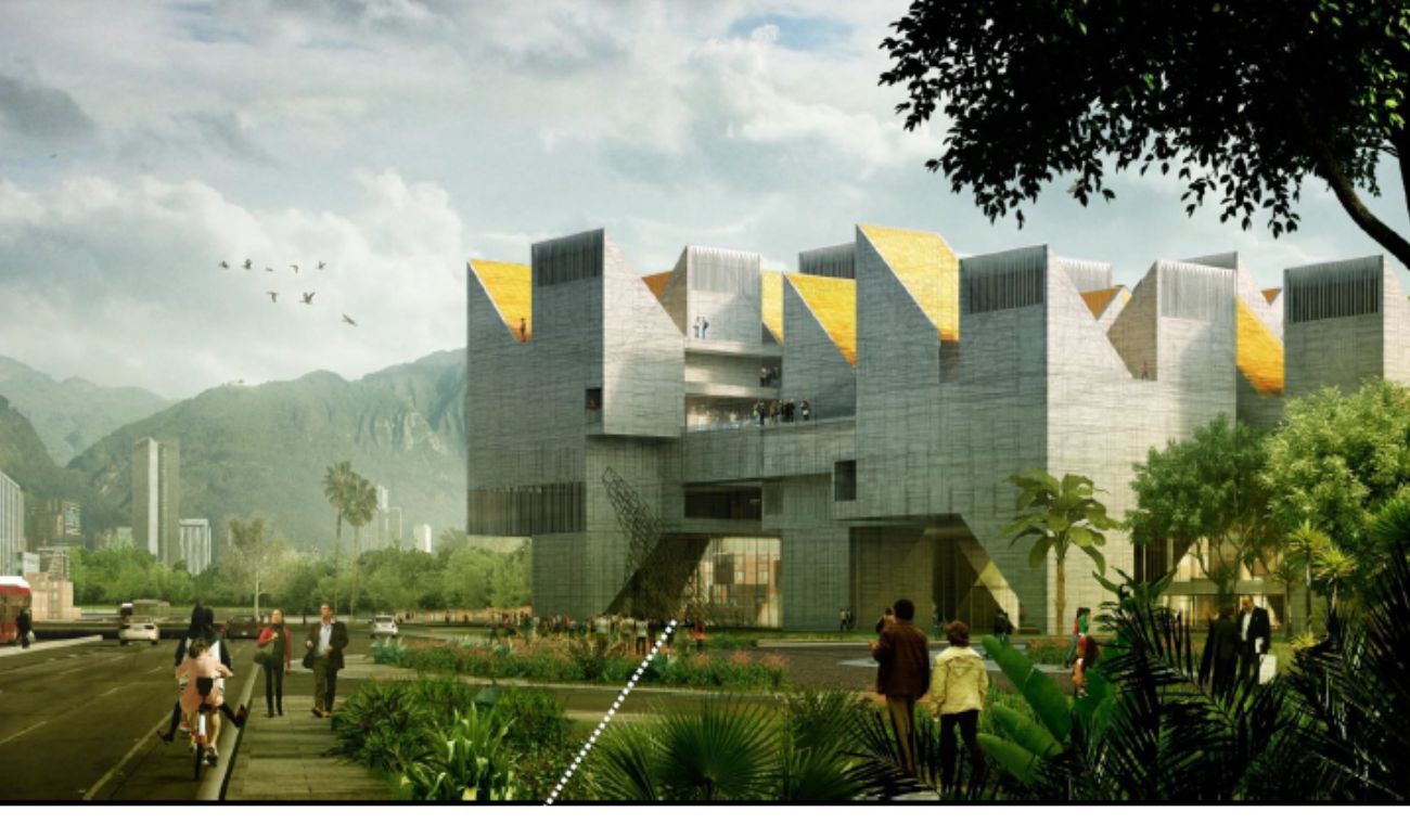 Museo Nacional de Memoria Histórica- render de estructura final