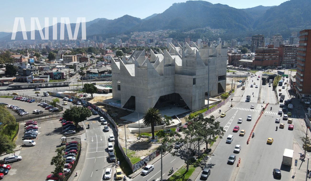 Museo Nacional de Memoria Histórica toma aérea de cómo está la obra