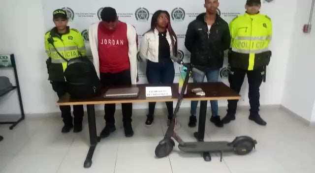 Desarticulan banda delincuencial dedicada al robo de patinetas eléctricas en Bogotá