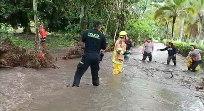 En Tocaima se presenta creciente del rio Bogotá