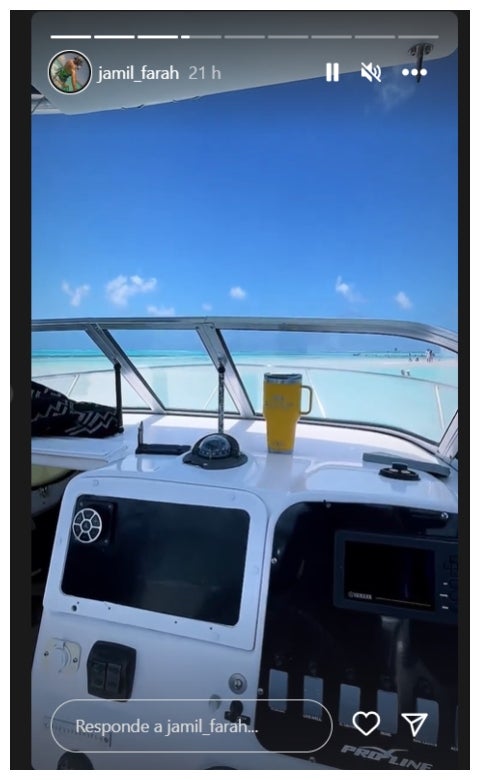 Carolina Cruz y su novio