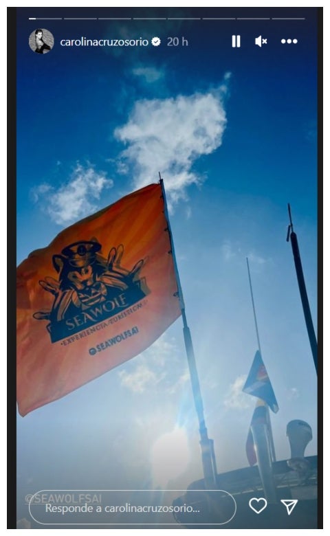 Carolina Cruz y su novio