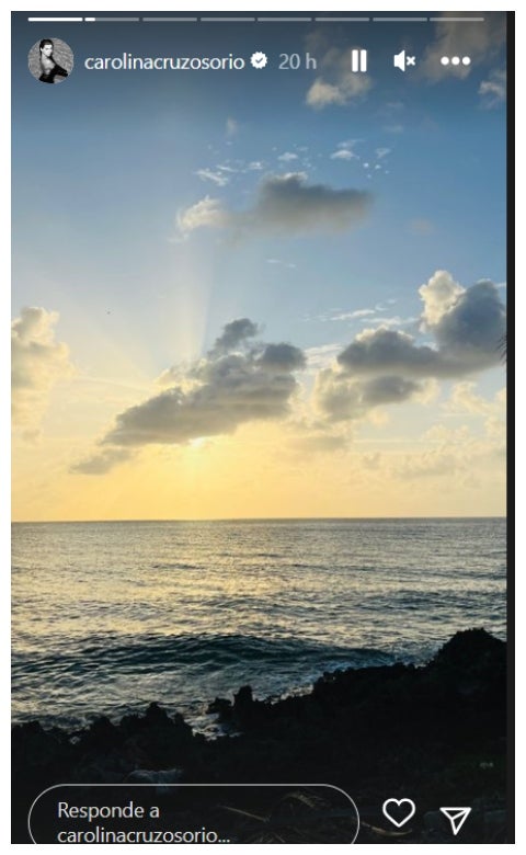 Carolina Cruz y su novio