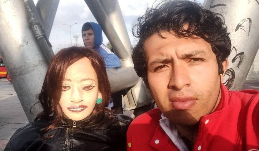 Cristián Montenegro y su 'esposa Natalia'