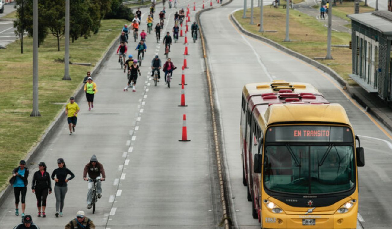 Ciclovía en Bogotá