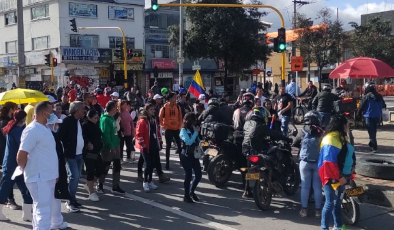 Manifestaciones en Bogotá