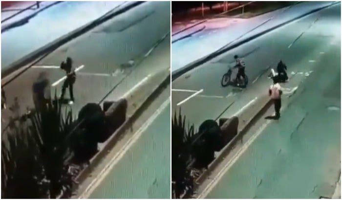 Ladrones le pegan tremenda robada a biciusuario