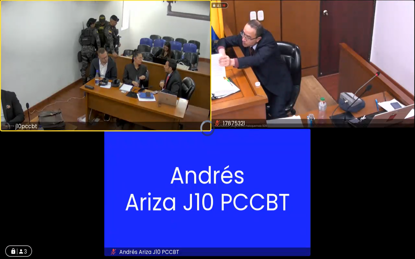 Audiencia de acusación Poulos