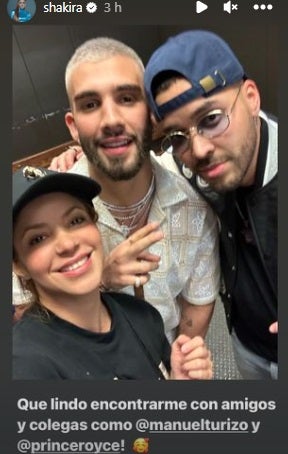 Shakira, Manuel Turizo y Price Royce