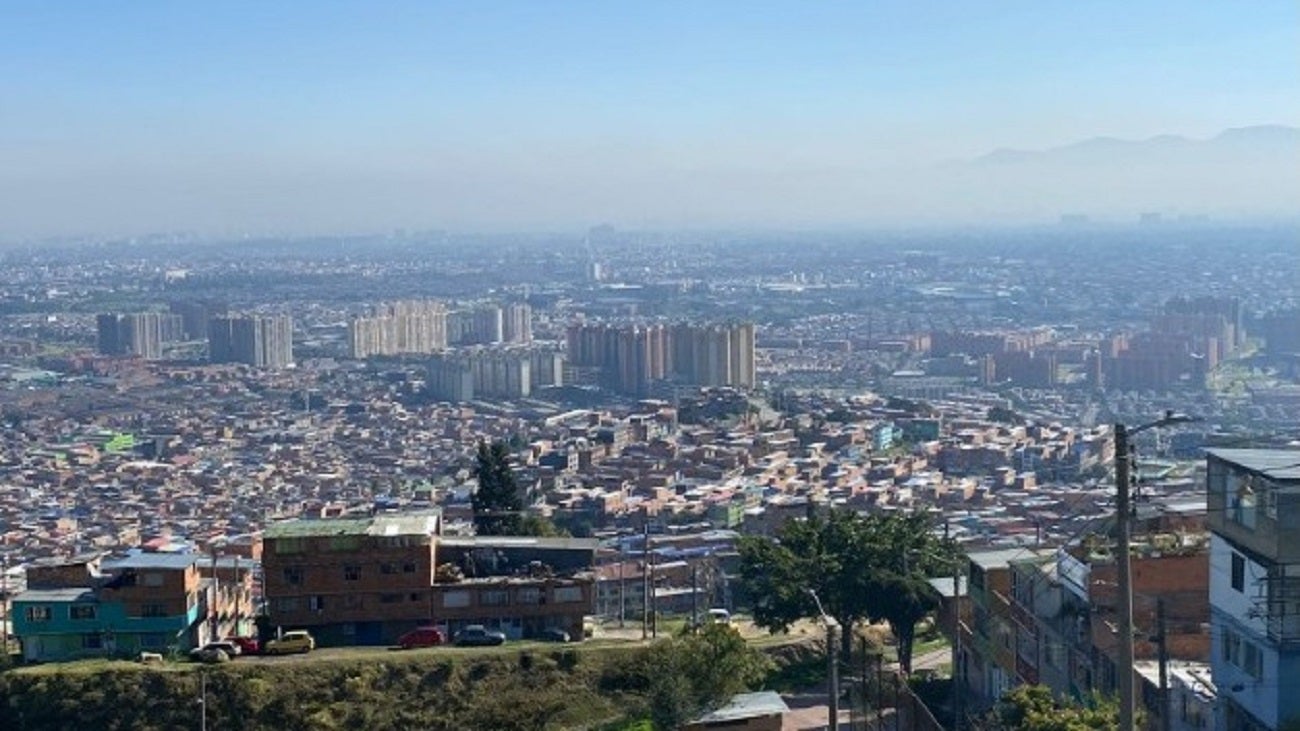 Panorámica y calidad del aire en Bogotá.