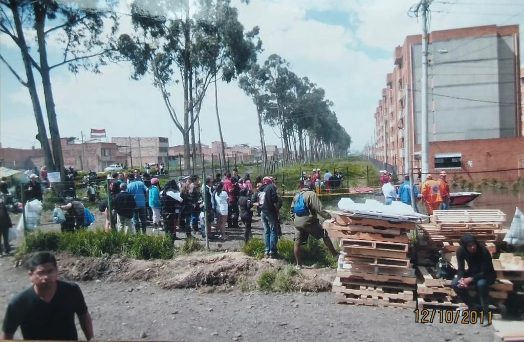 Inundaciones en el barrio Tierra Buena en Kennedy, 2011