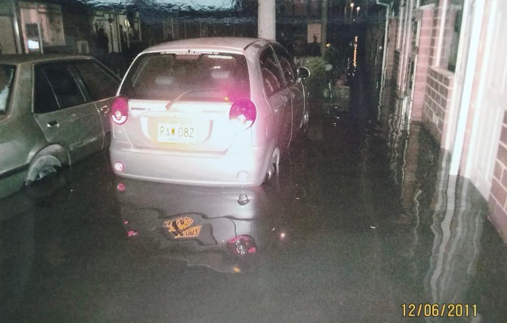 Inundaciones en el barrio Tierra Buena en Kennedy, 2011