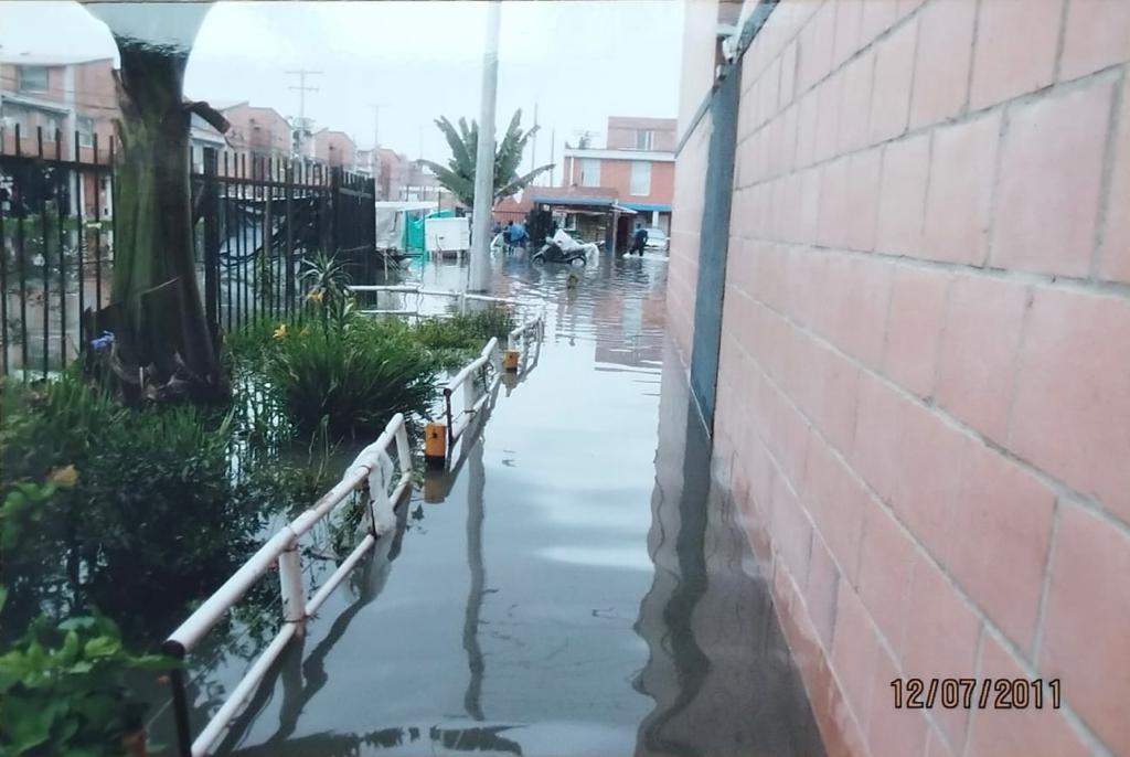 Inundaciones en el barrio Tierra Buena en Kennedy, 2011