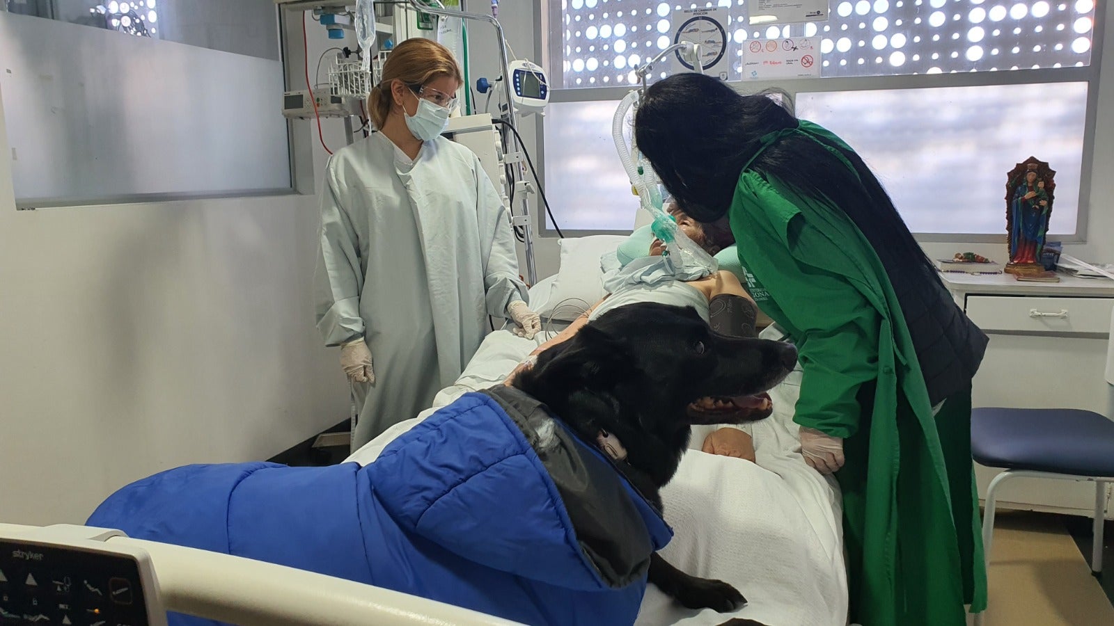 Las visitas se permiten las 24 horas para las familias de los pacientes.