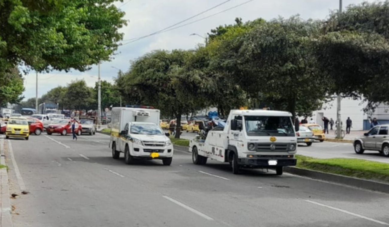 Accidente de tránsito en la Avenida Cali