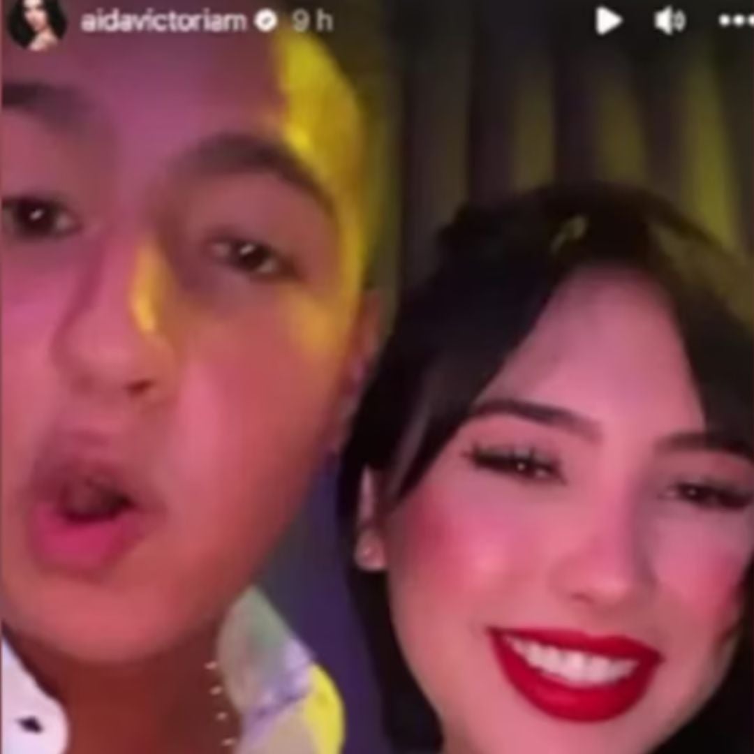 Historia de Instagram de Aida merlano donde coquetea con Martín Elias Junior