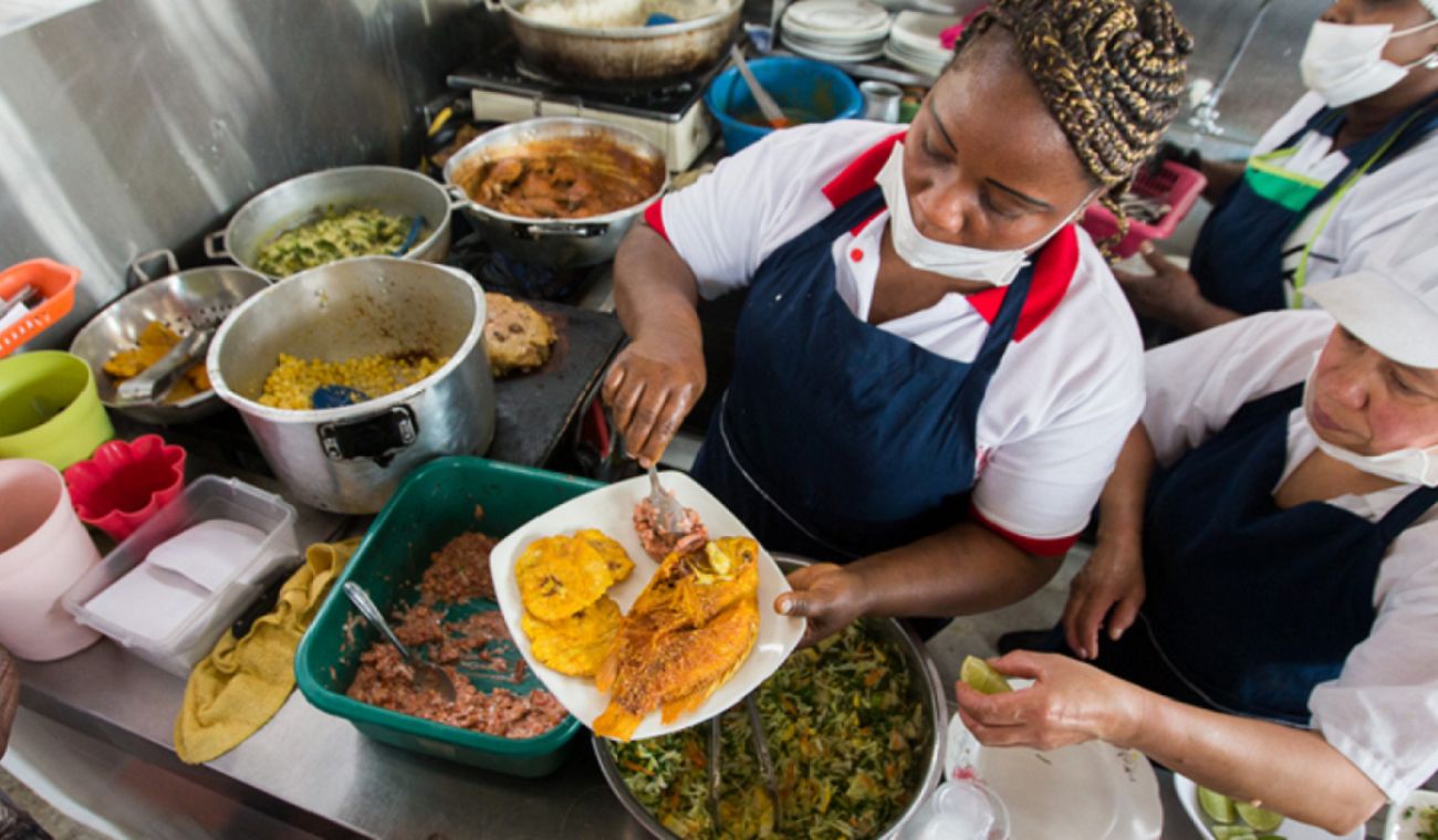 Chef participante del Concurso Bogotá Sabe a Centro