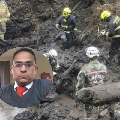 Vía La Calera: Cuerpo de hombre desaparecido en avalancha