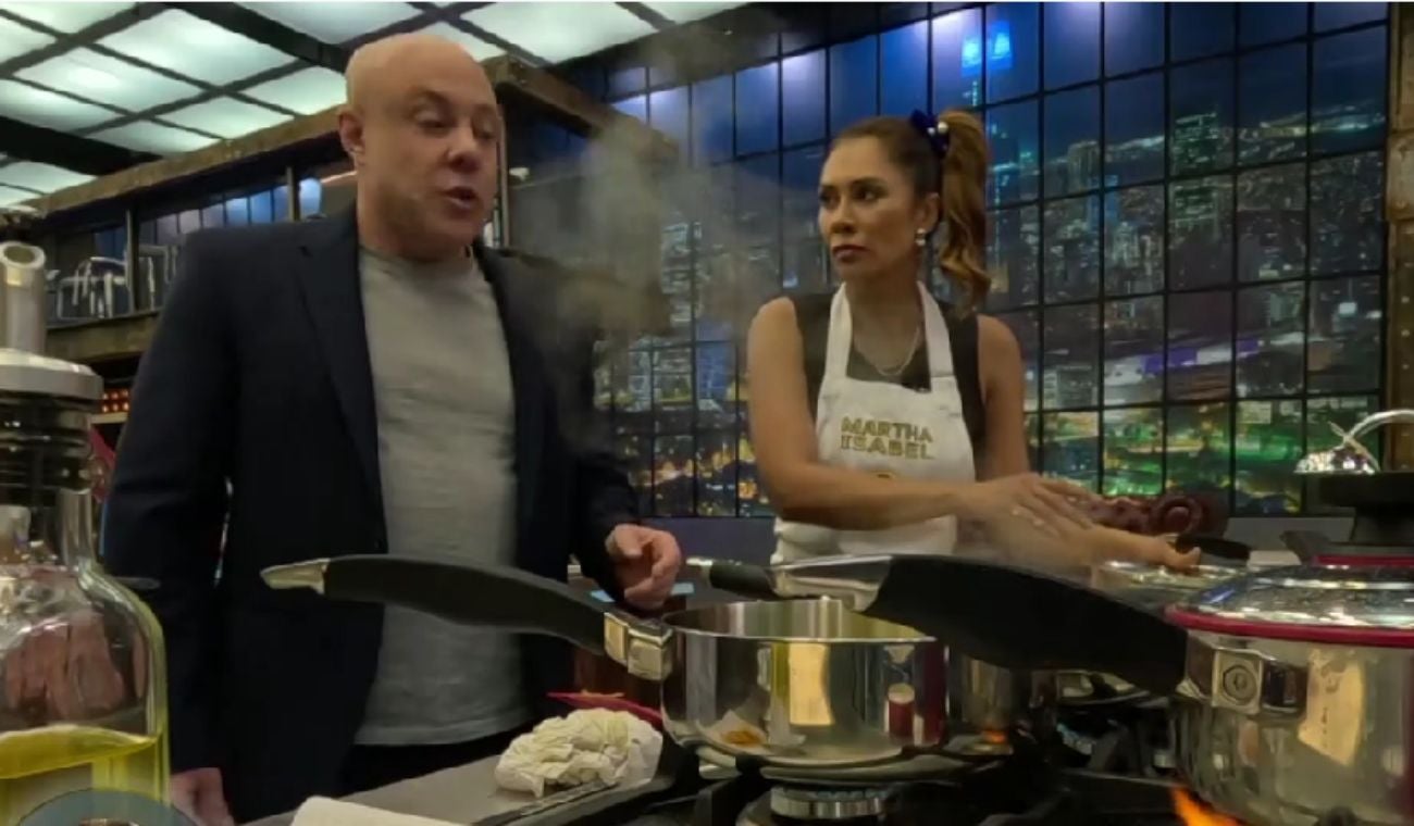 Pelea entre Jorge Rausch y Martha Bolaños