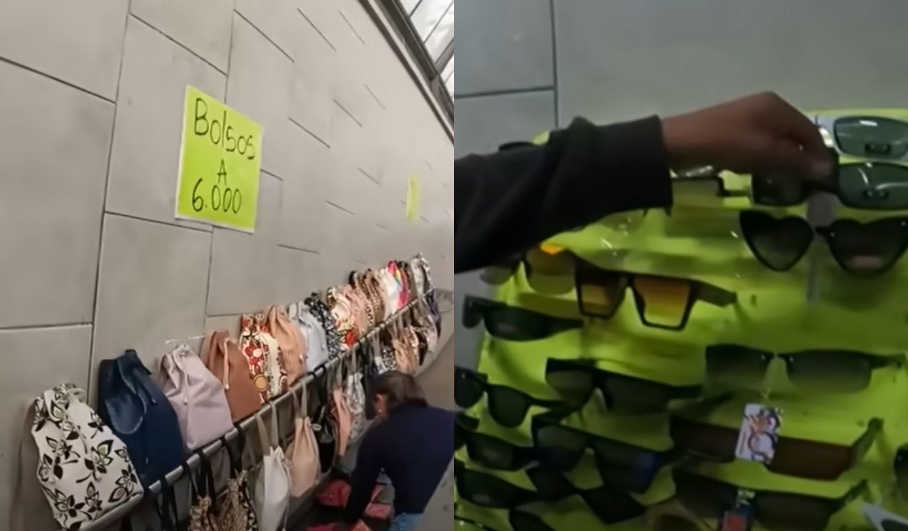 Mercado subterráneo en Bogotá: En el túnel del Ricaurte