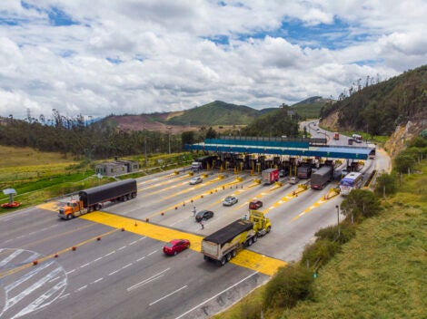Peaje de Chusacá, en la vía Bogotá - Girardot
