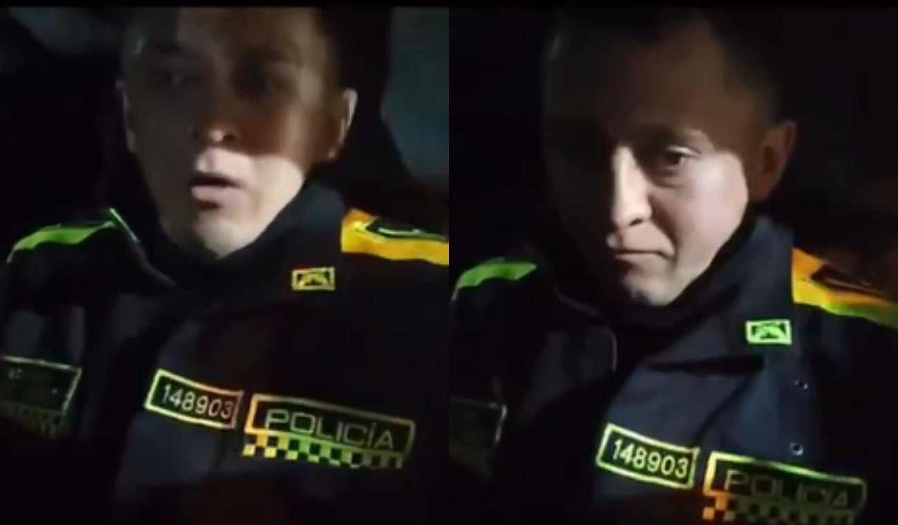 Policía atorado con billetes que recibió de una extorsión