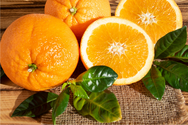 La naranja fruta usada para tratar la gripa