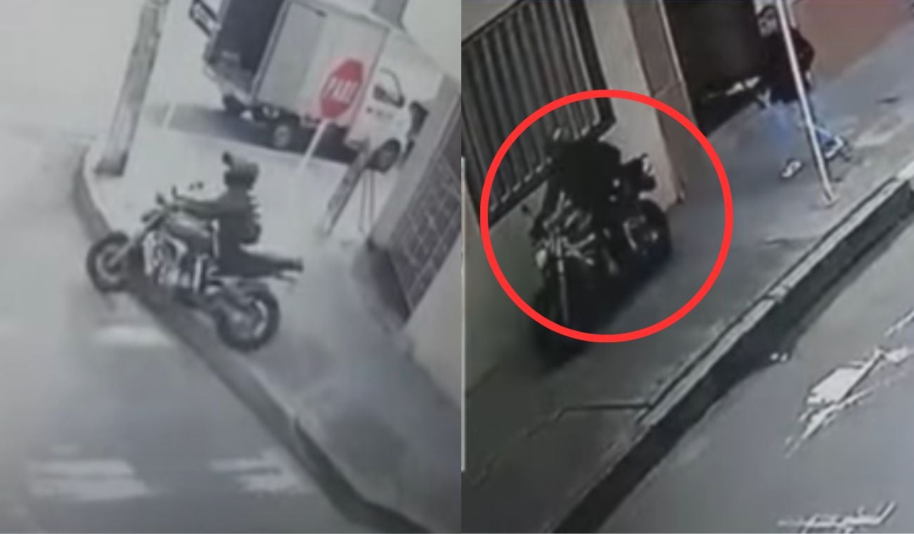 Motociclista le hurta celular a ciudadana