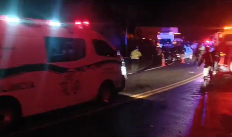 Accidente vía la Mesa - Bogotá