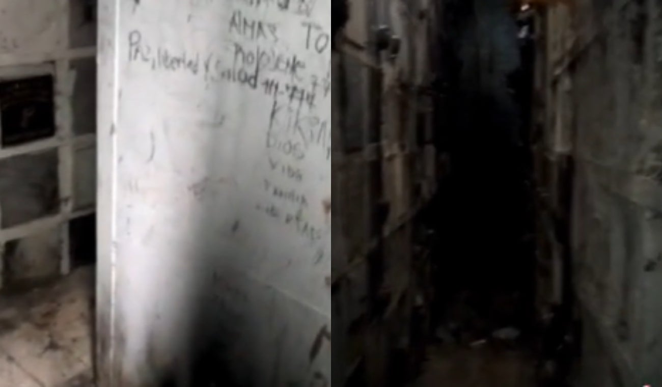 Descubrimiento en escaleras del Cementerio Central