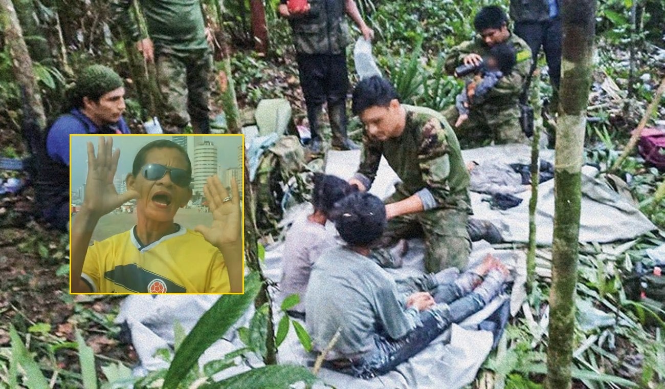 Niños rescatados de la selva fueron dados de alta
