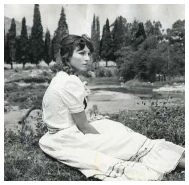 Amparo Grisales cuando era joven