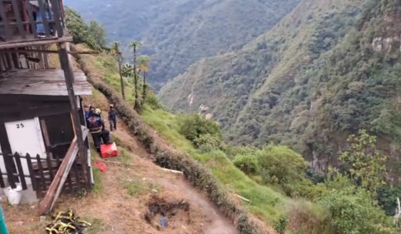 Hombre saltó en el Salto del Tequendama