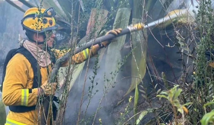 Incendio en el cerro de San Mateo, Soacha: 50 hectárias afectadas