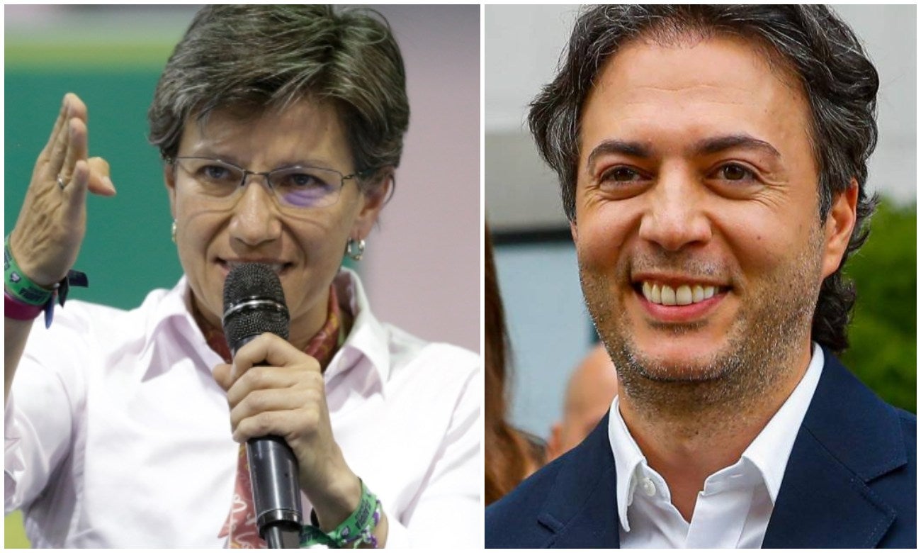 Claudia López y Daniel Quintero