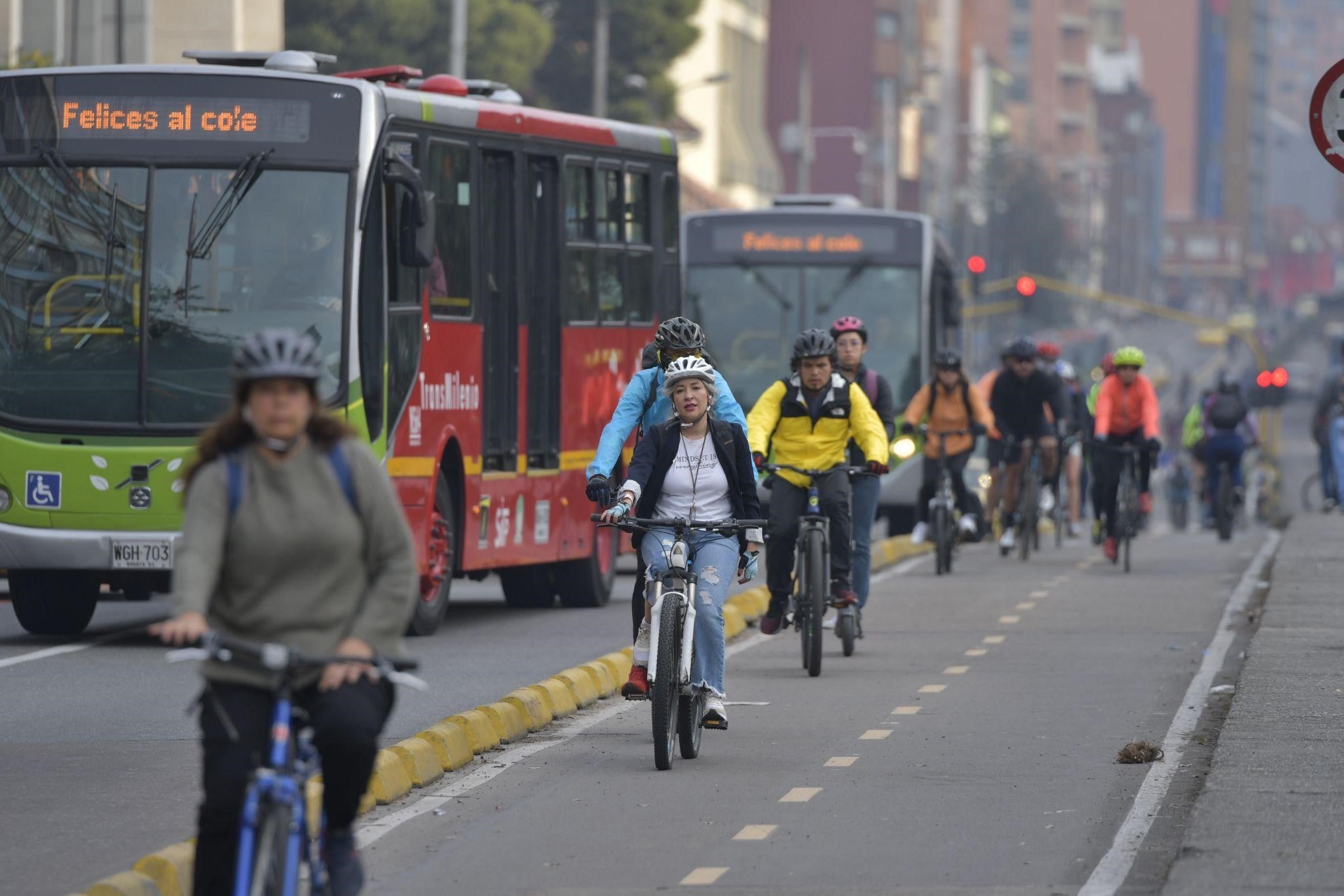 Día sin carro y sin moto en Bogotá