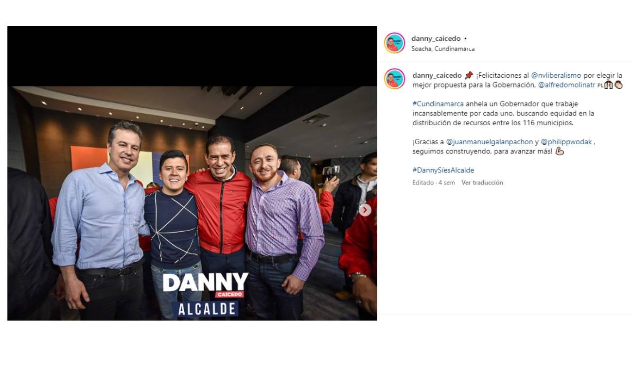 Danny Caicedo: Falsedad en documento público de candidato en Soacha