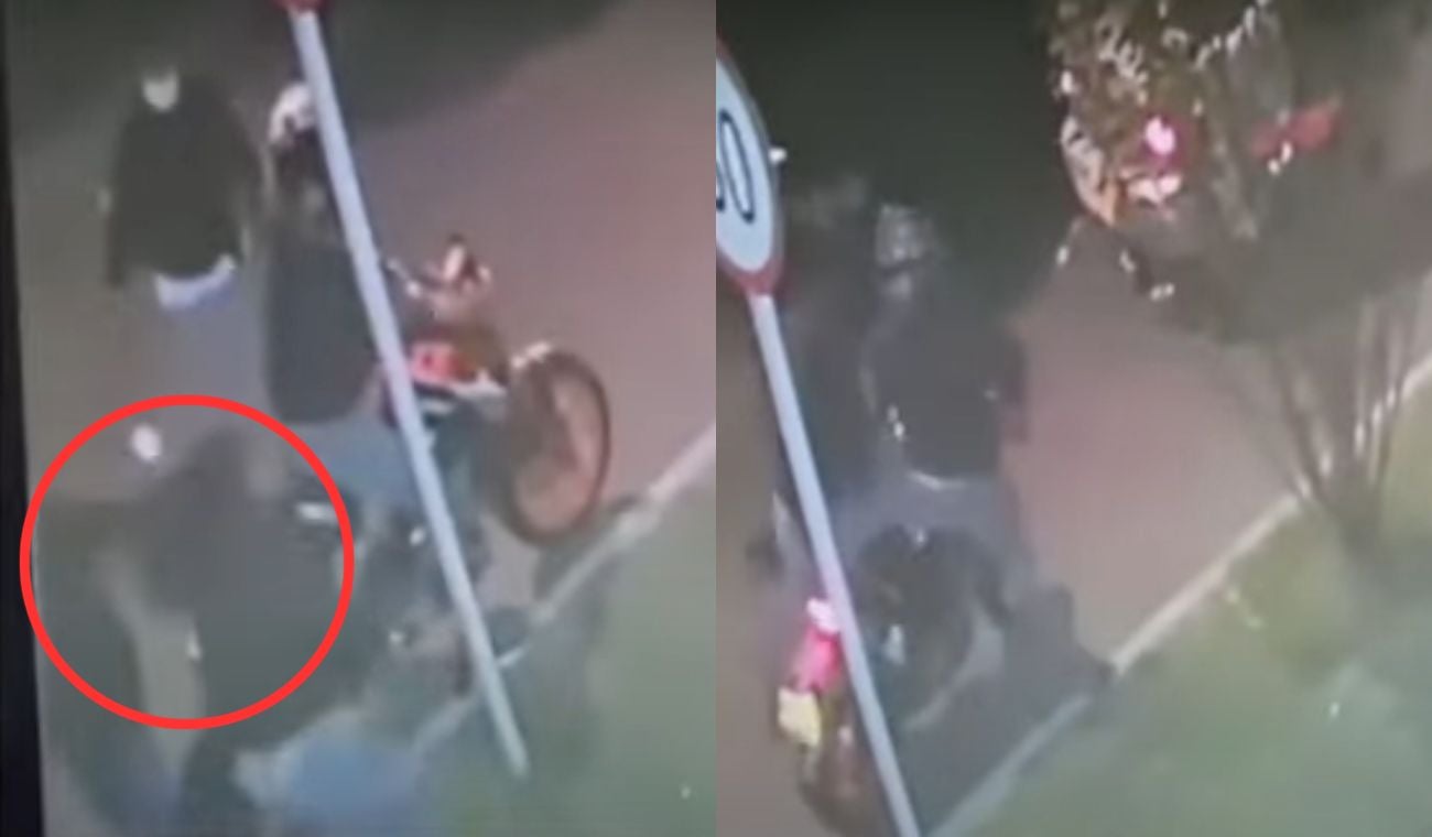 Joven de 21 años impidió que ladrones le hurtaran su moto en Bogotá